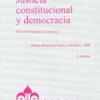 Justicia constitucional y democracia -0