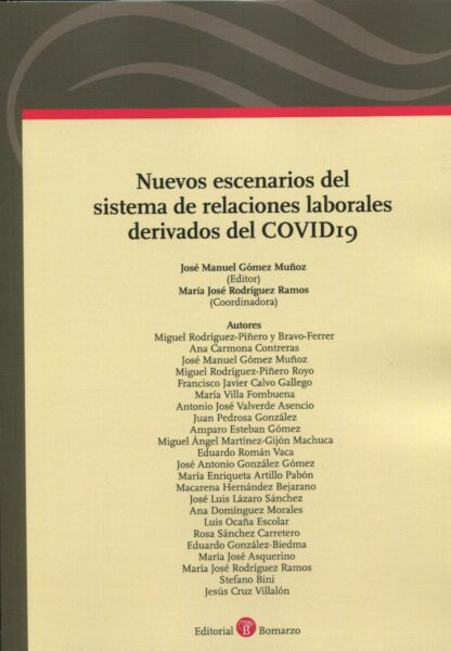 Nuevos escenarios del sistema de relaciones laborales derivados del COVID19