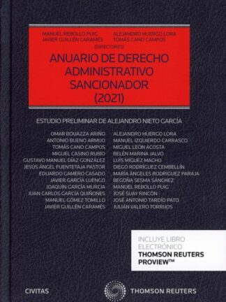 Anuario de derecho administrativo sancionador 2021