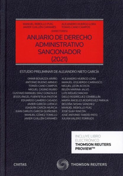 Anuario de derecho administrativo sancionador 2021
