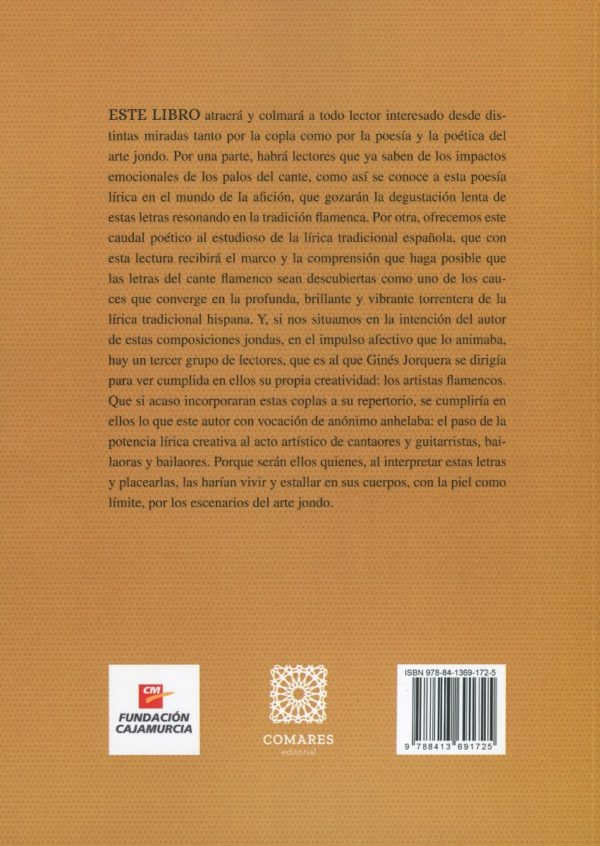 Letras del arte jondo. En el curso de la lírica tradicional hispana-63577