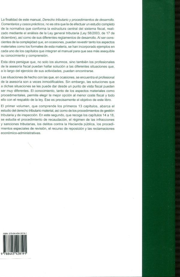 Derecho tributario y procedimientos de desarrollo 2021. 2 vols. Comentarios y casos Prácticos-63607