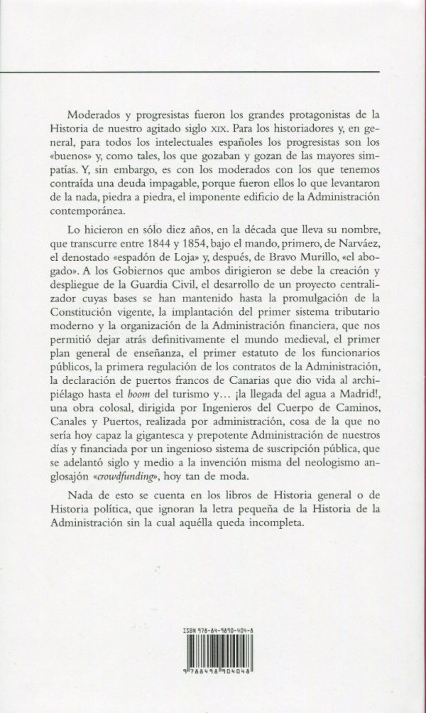 La década moderada y la emergencia de la administración contemporánea -64060