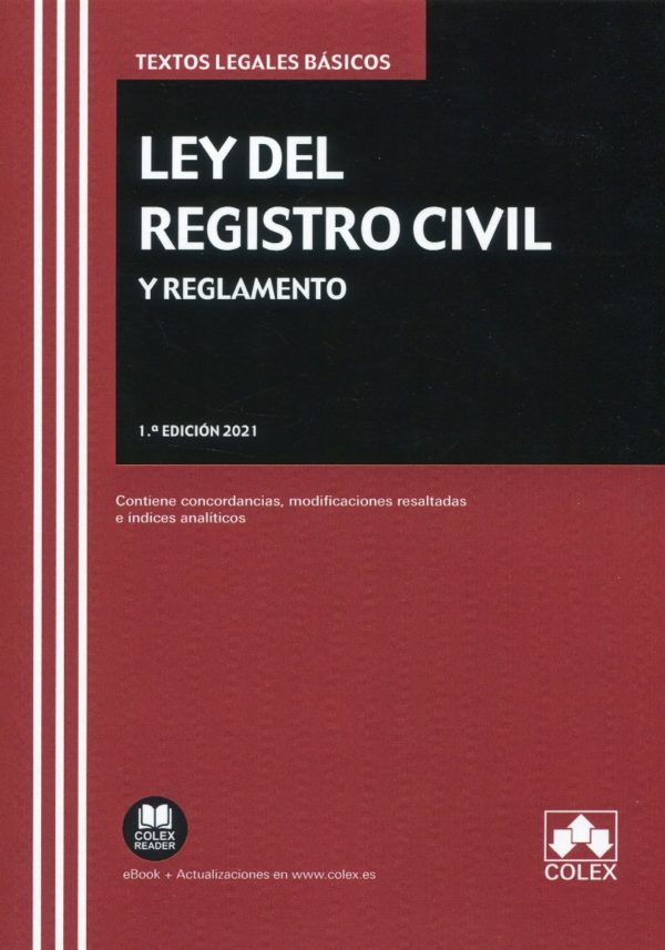 Ley del Registro Civil y Reglamento 2021 -0
