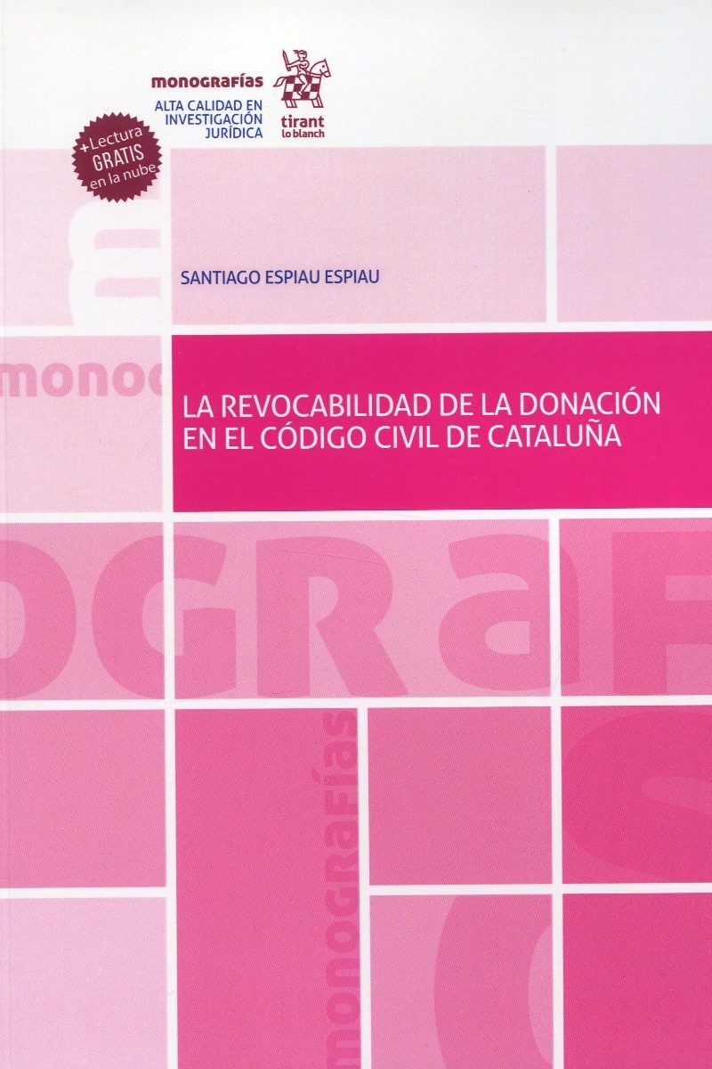 Revocabilidad de la donación en el código civil de Cataluña -0