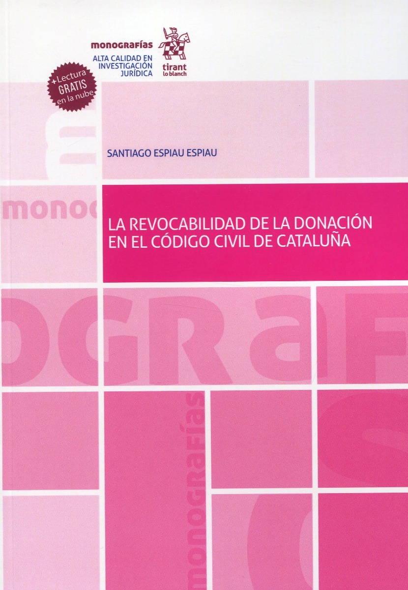 Revocabilidad de la donación en el código civil de Cataluña -0