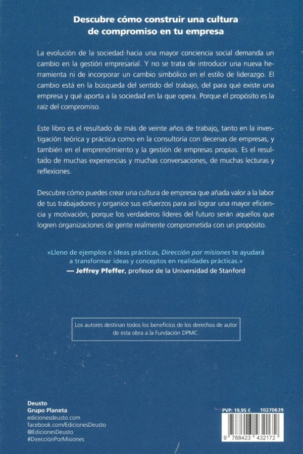 Dirección por misiones. Conectando a las personas con la estrategia a través del propósito-64568