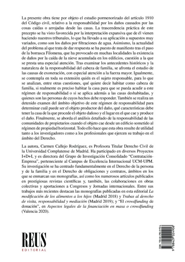 Responsabilidad por los daños resultantes de cosas caídas o arrojadas desde edificios -63561