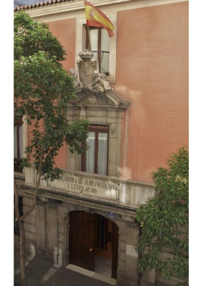 Real casa del vidrio. Sede de la Real Academia de Jurisprudencia y Legislación
