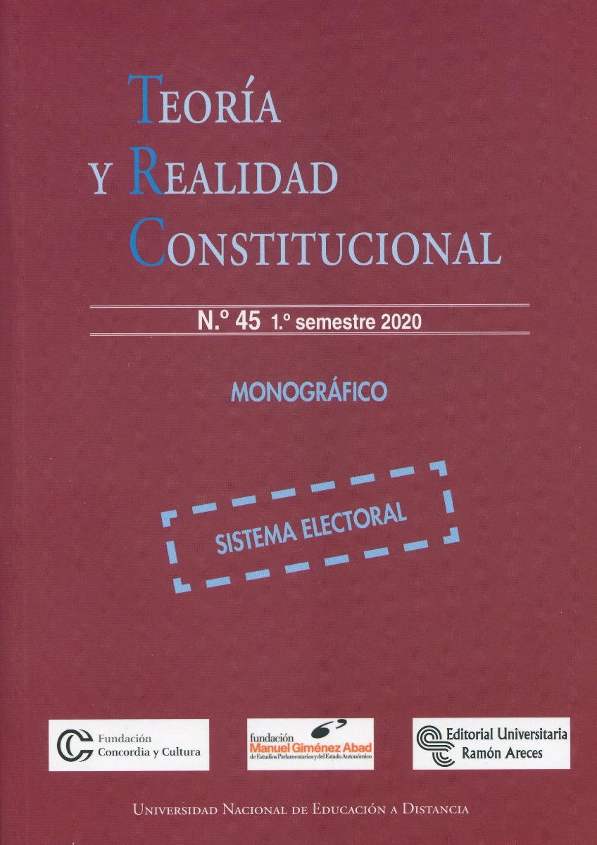 Teoría y Realidad Constitucional Nº 45-1º Trimestre 2020 -0