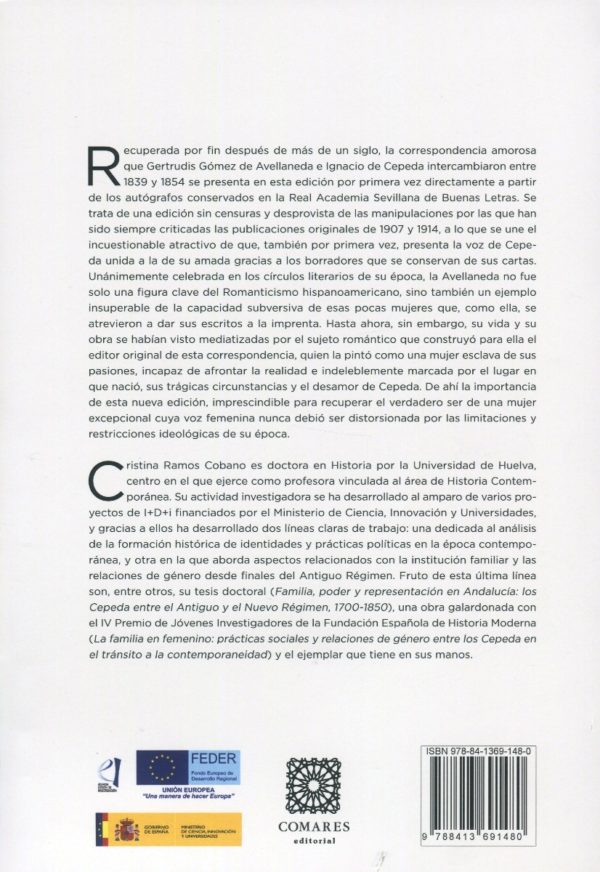 Pasiones epistolares. La correspondencia amorosa entre la Avellanada e Ignacio de Cepeda-64962
