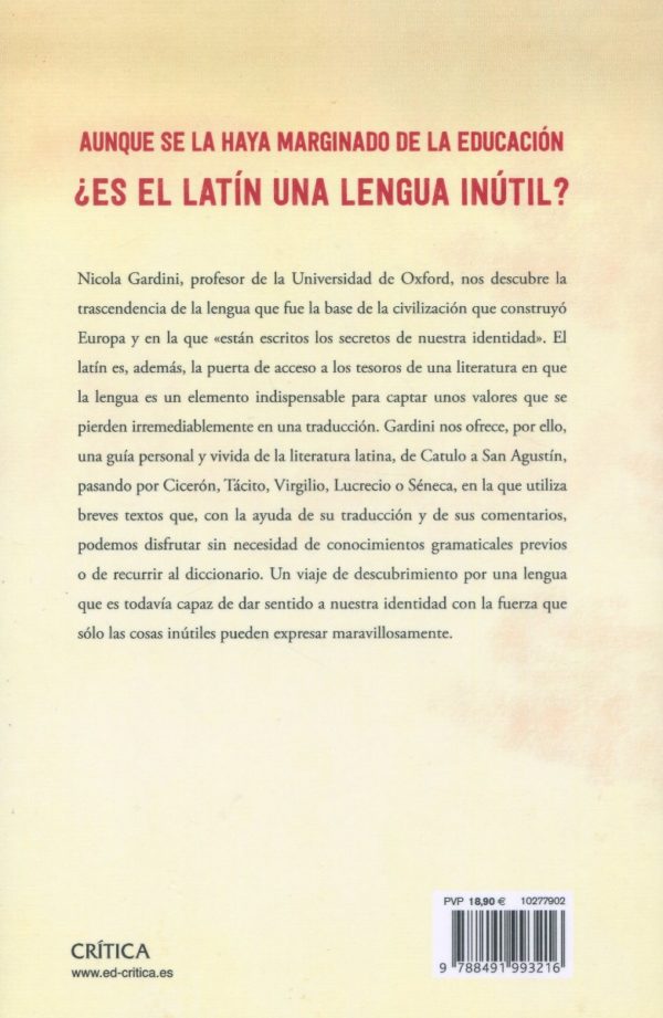 Viva el latín! Historias y belleza de una lengua inútil -65503
