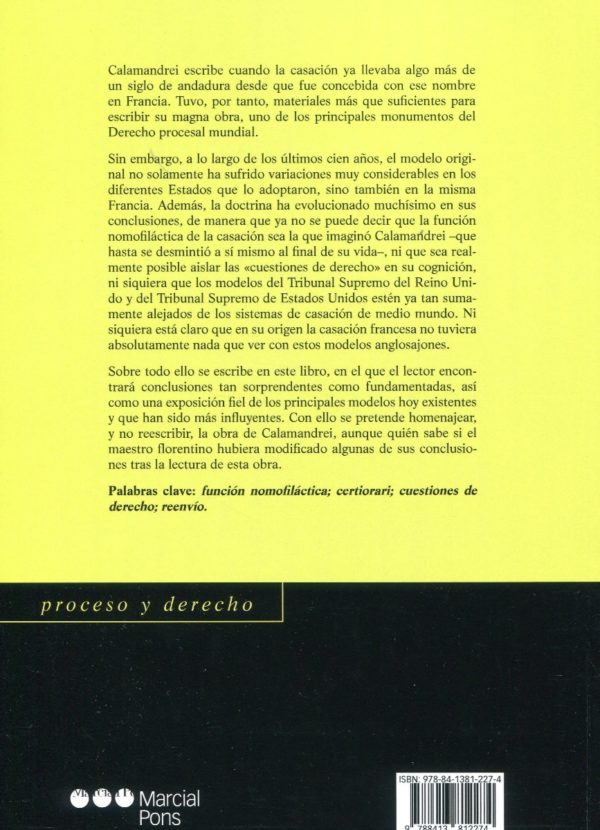 Casación hoy, cien años después de Calamandrei -65578