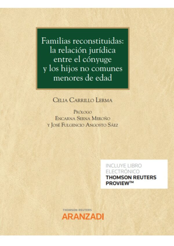 Familias reconstituidas la relación jurídica entre el cónyuge -9788413904559