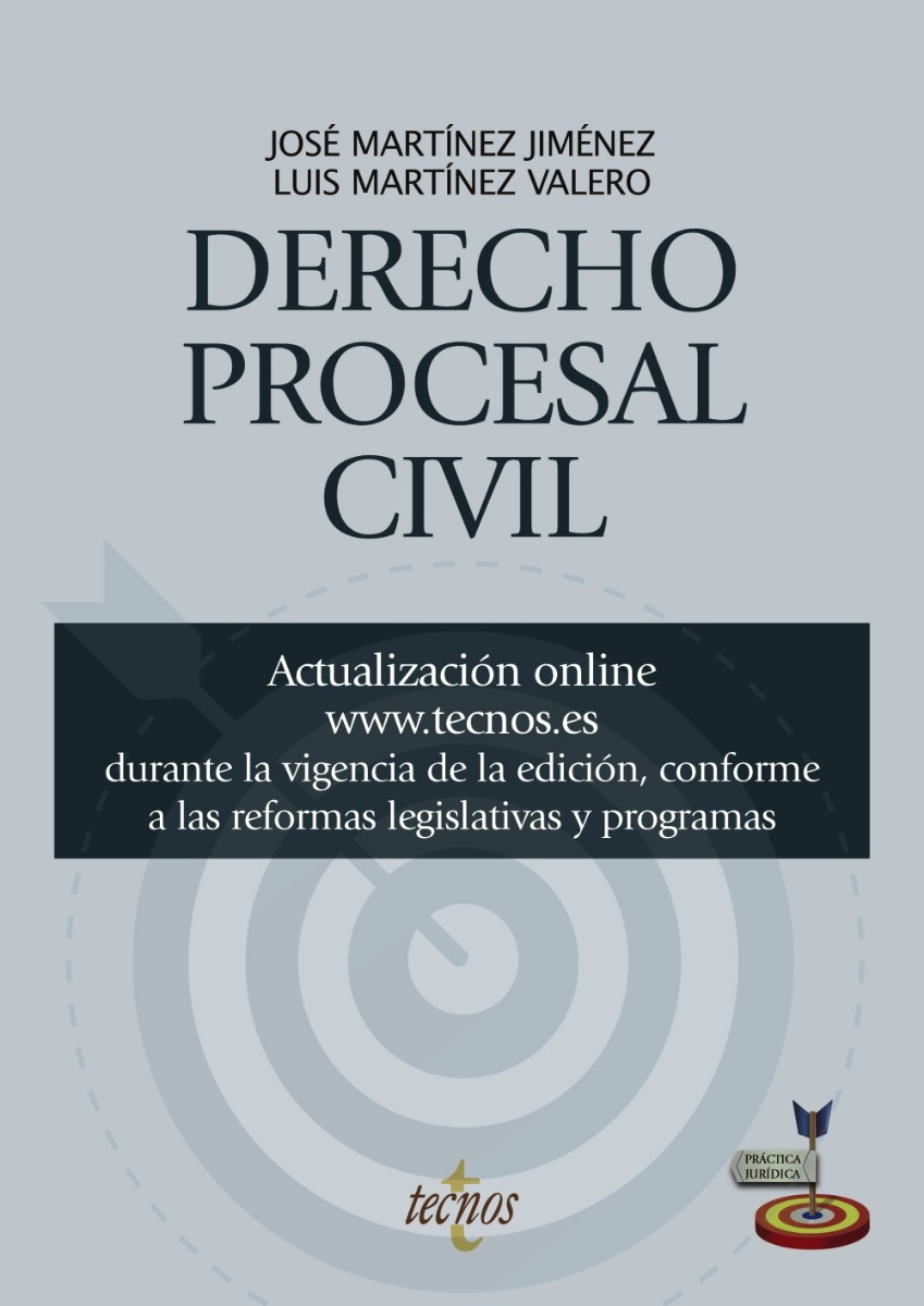 Derecho Procesal Civil - José Martínez Jiménez. Editorial Tecnos -0