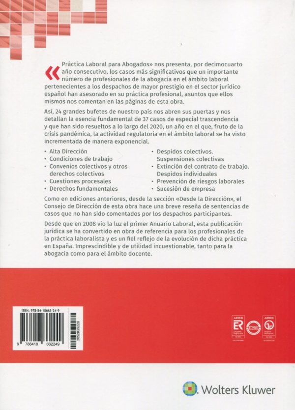 2021 Práctica Laboral para abogados. Los casos más relevantes del 2020 de los grandes despachos-66437