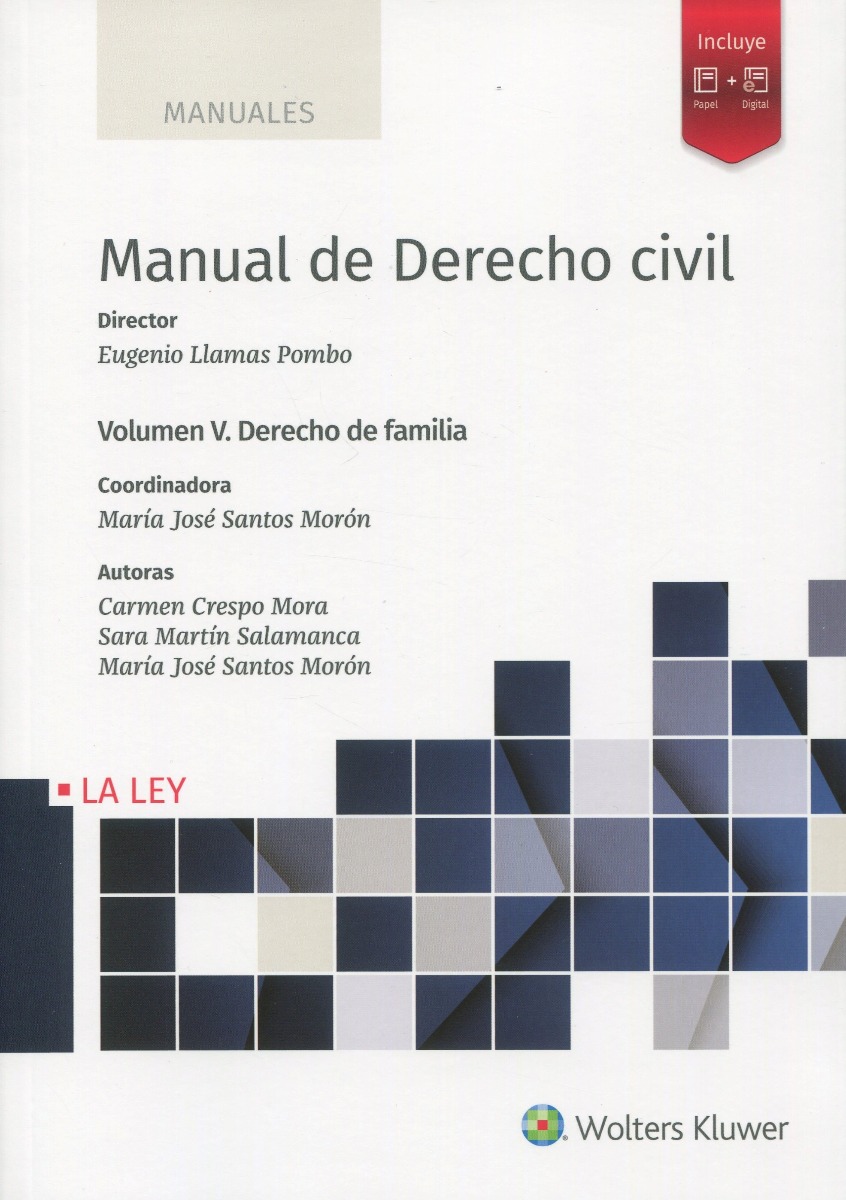 Manual de derecho civil, V. Derecho de familia -0