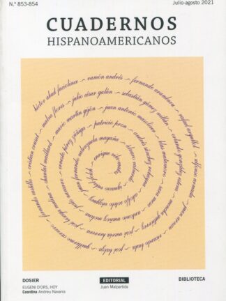 Cuadernos Hispanoamericanos Nº 853-854. Julio-agosto 2021
