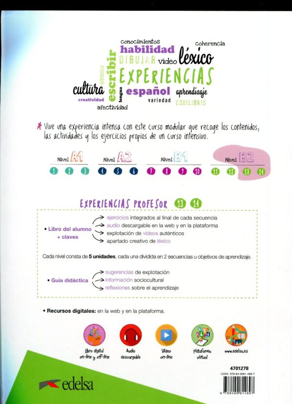 Experiencias 13 - 14 (B2). Libro del profesor. Curso de español lengua extranjera-65900
