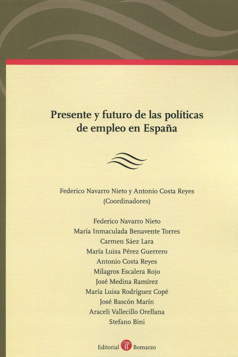 Presente y futuro de las políticas de empleo en España -0
