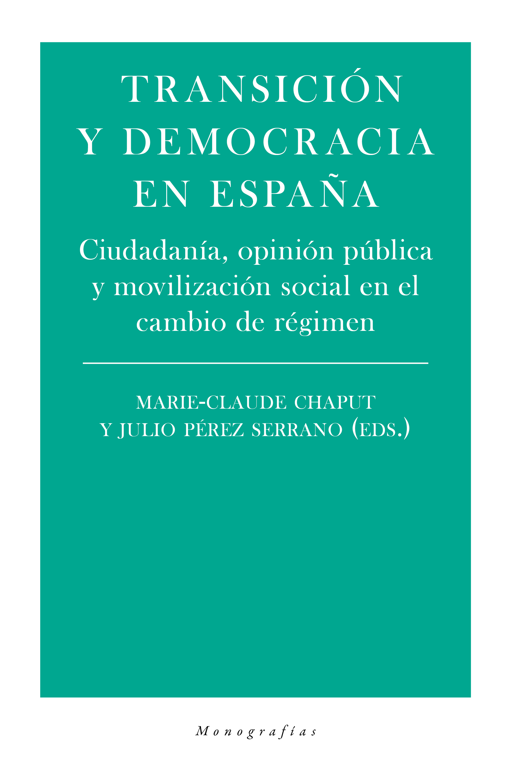 Transición y Democracia en España -9788417893347