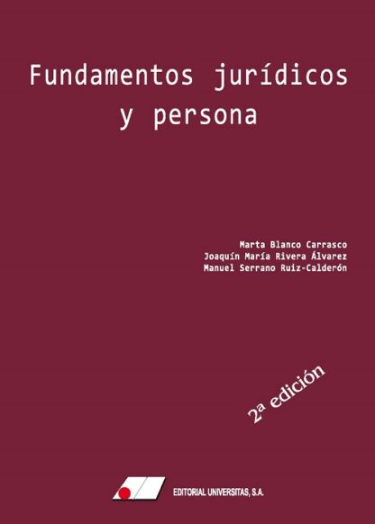 Fundamentos jurídicos y persona 2021