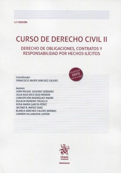 Curso de Derecho civil, II 2021. Derecho de obligaciones, contratos y responsabilidd por hechos ilícitos