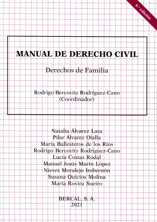 Manual de Derecho Civil. Derecho de Familia-2021-Rodrigo Bercovitz -0