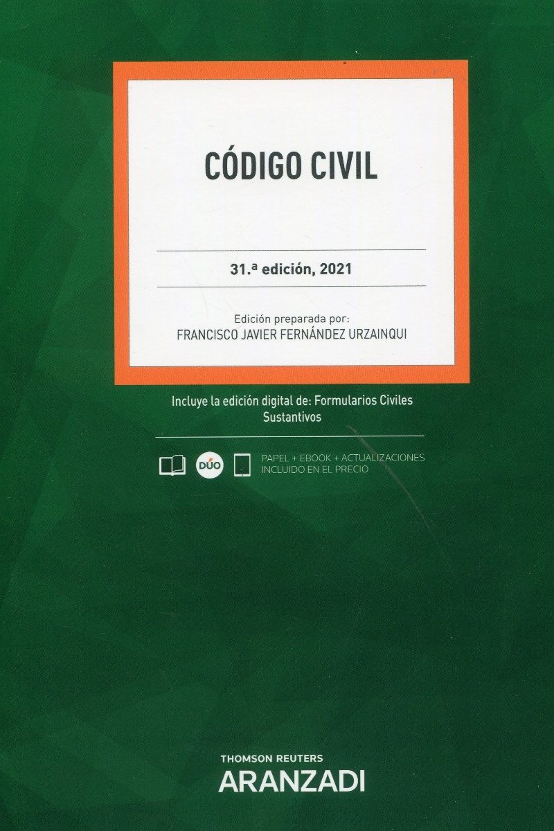 Código Civil 2021. Aranzadi -0