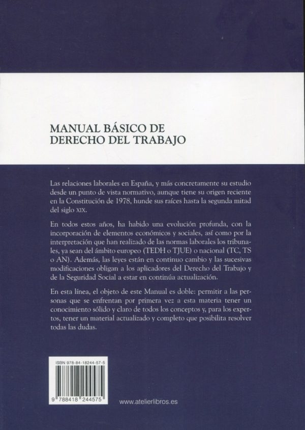 Manual básico de Derecho del trabajo -67174