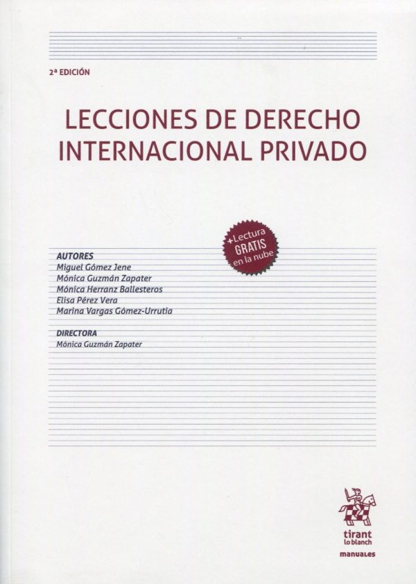 Lecciones de Derecho Internacional Privado 2021 -0
