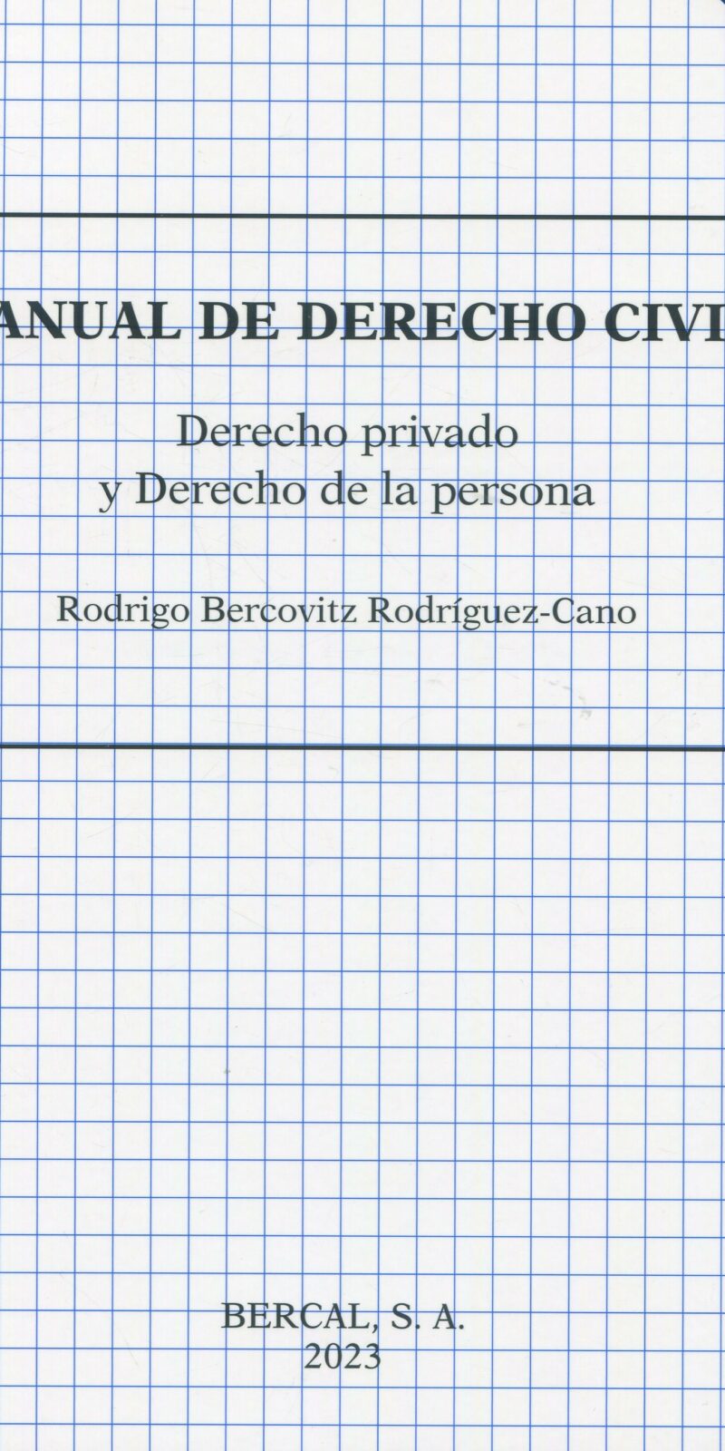 Manual de Derecho Civil privado / 9788489118386