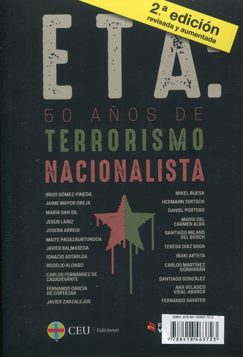 ETA: 50 años de terrorismo nacionalista 2021 + Diccionario breve para entender el terrorismo de ETA-0