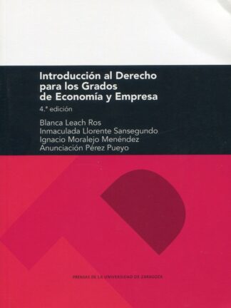 Introducción al Derecho para los Grados de Economía y Empresa