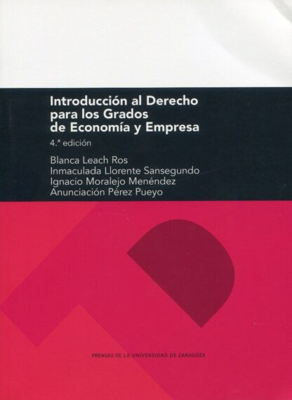 Introducción al Derecho para los Grados de Economía y Empresa