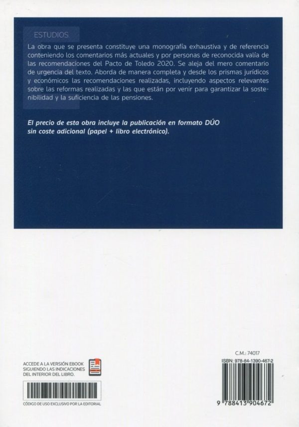 Perspectivas jurídicas y económicas del informe de evaluación y reforma del pacto de Toledo 2020-67081