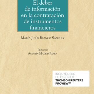 Deber de información en la contratación de instrumentos financieros