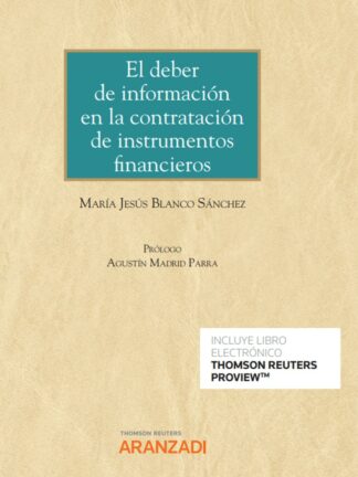 Deber de información en la contratación de instrumentos financieros