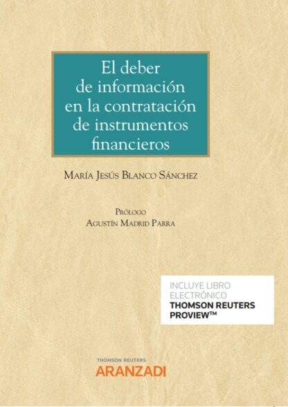 Deber de información en la contratación de instrumentos financieros