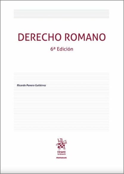 Derecho romano. Ricardo Panero Gutiérrez