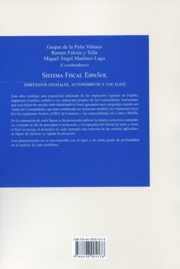 Sistema fiscal español. (Impuestos estatales, autonómicos y locales) (Impuestos estatales, autonómicos y locales)-68547