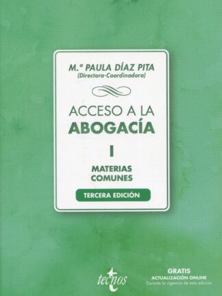 Acceso a la abogacía I. Materias comunes 2021