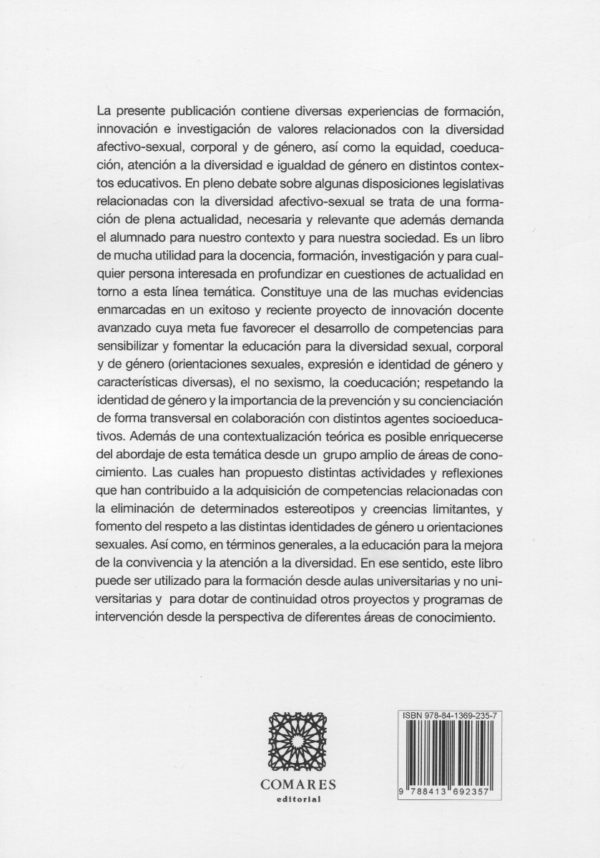 Educación transversal para la diversidad afectivo-sexual, corporal y de género -69434