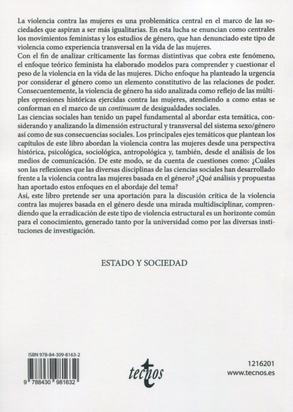 La violencia contra las mujeres desde las ciencias sociales. Análisis crítico y propuestas para su comprensión-69620