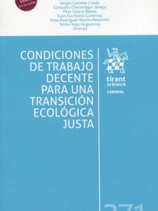 Condiciones de trabajo decente para una transición ecológica justa