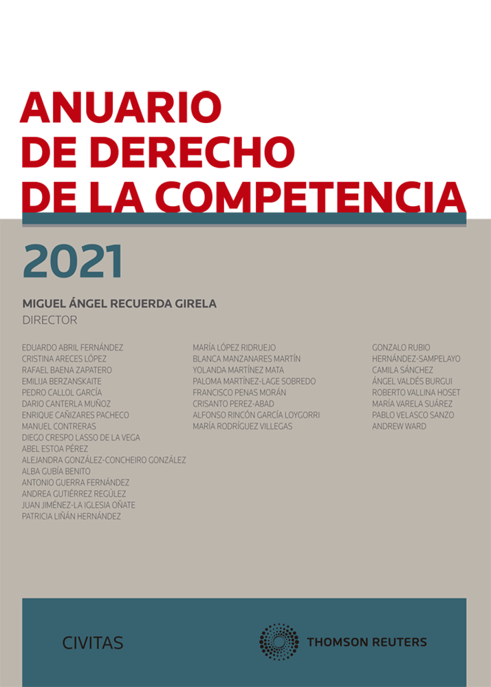 ANUARIO DERECHO COMPETENCIA 2021