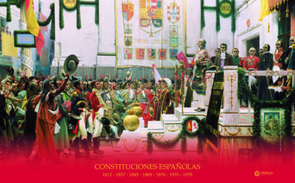 Constituciones españolas 1812 - 1837 - 1845 - 1869 - 1876 - 1931 - 1978. 7 Volúmenes