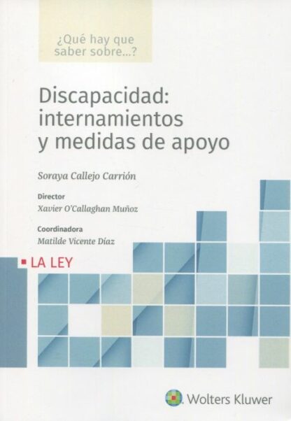 Discapacidad: internamientos y medidas de apoyo