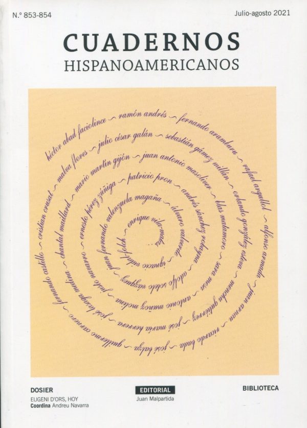 Cuadernos Hispanoamericanos Nº 853-854. Julio-agosto 2021 -0