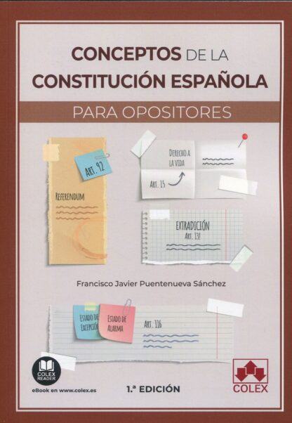 Conceptos de la Constitución Española para opositores